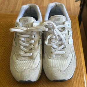 Used New Balance Classic 574. Off white